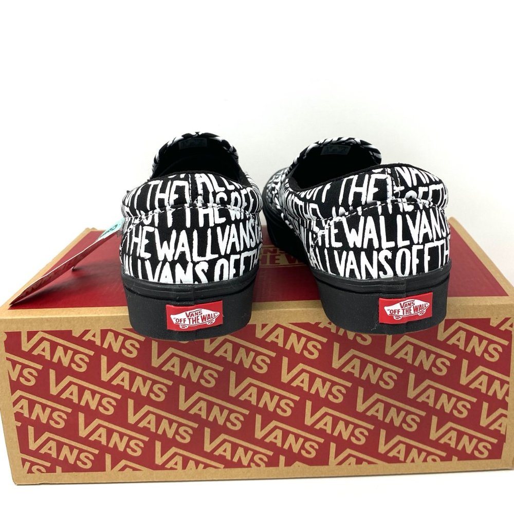 🌿Sale🌿 Vans Comfy Cush Slip Brush Black Canvas Sneakers Women's VN0A3WMD2QZ - Picture 5 of 10